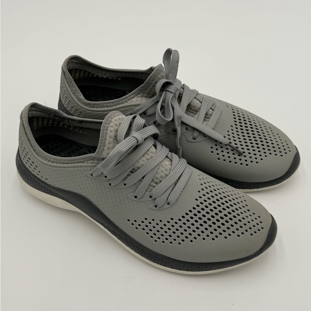 CROCS Gray Sneakers Lightweight Breathable Design